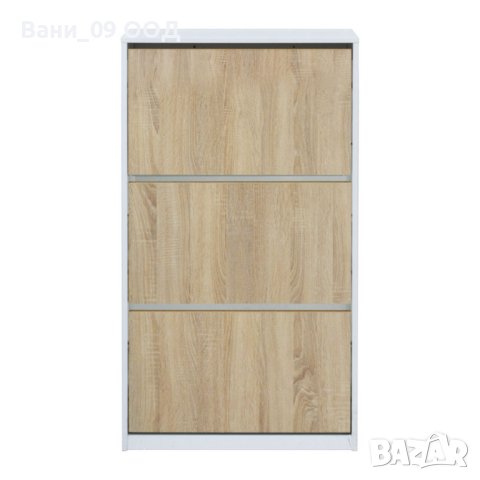 Шкаф за обувки-бяло+дъб сонома, снимка 4 - Шкафове - 40832629