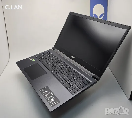 Acer Aspire 7 A715-41G Ryzen 5 3550H/16GB/512SSD/GTX 1650-4GB/FHD/Подсветка, снимка 6 - Лаптопи за дома - 55909349