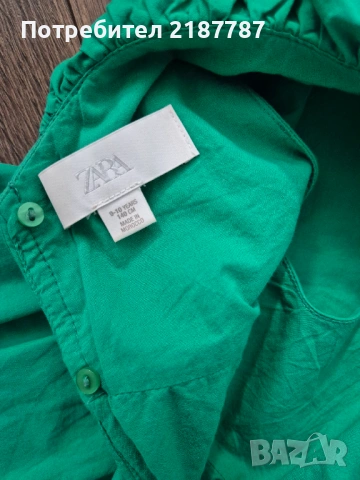 Детска рокля 9-10 г. 140 см Zara, снимка 4 - Детски рокли и поли - 53743004