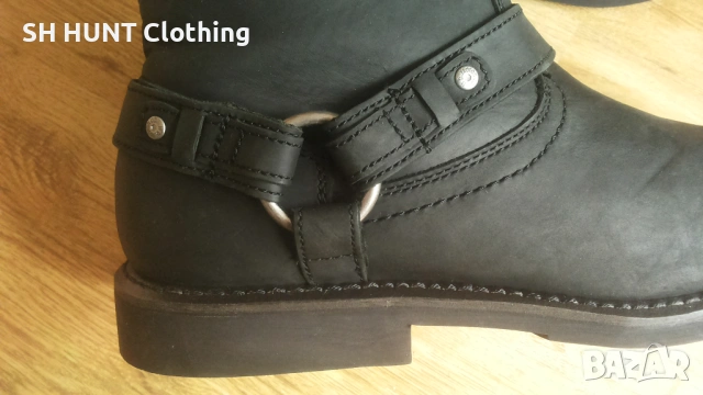 HARLEY DAVIDSON Scout Boot Leather размер EUR 45 обувки естествена кожа - 2391, снимка 5 - Мъжки боти - 53866371