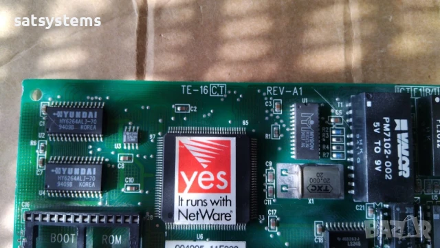 TRENDnet TE-16CT REV-A1 16-bit ISA Network Controller Card, снимка 6 - Мрежови адаптери - 50569650