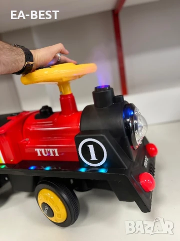 🚂✨ Акумулаторен детски влак Tuti – влакче на мечтите! ✨🚂, снимка 8 - Детски велосипеди, триколки и коли - 51074820