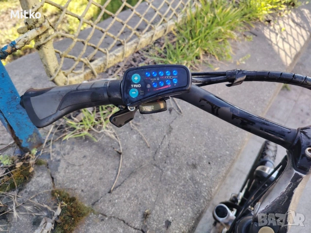 28 цола електрически алуминиев велосипед с 7 скорости усилени капли амортисьори предни като нов , снимка 4 - Велосипеди - 53864928