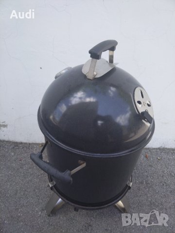Градинско барбекю на дървени въглища за пикник, къмпинг, лов, градина, вила. Стилно и качествено бар, снимка 2 - Барбекюта - 41411971