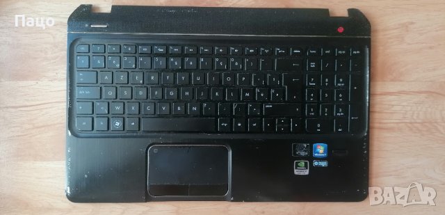 HP dv6/горен безел с клавиатура, снимка 2 - Части за лаптопи - 41456242