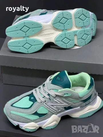 New Balance 9060 – Сиво, Мента и Тюркоаз Нови Дамски Маратонки Ню Баланс с Кутия , снимка 2 - Маратонки - 56133551
