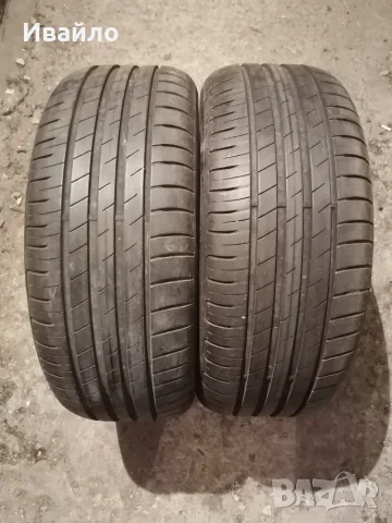 Продавам 2 броя летни гуми 205.55.16 на 1 сезон дот 2021 Goodyear 