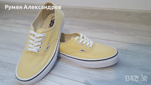 Нови жълти гуменки VANS unisex EUR40,5, снимка 9 - Джапанки - 50337327