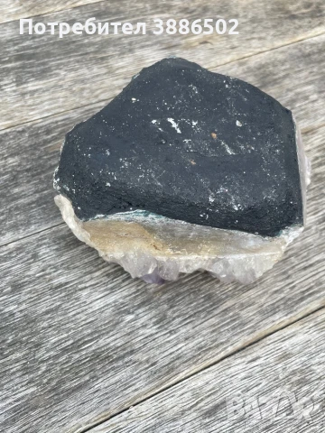 Свещник от аметист, снимка 3 - Други - 50821669