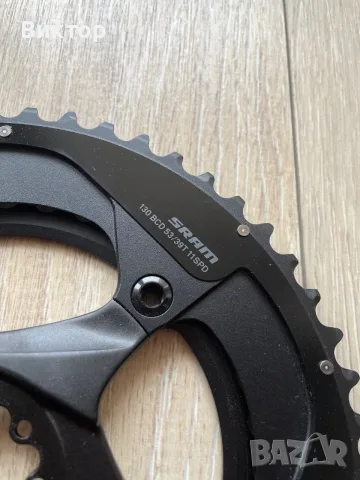 НОВ паяк и плочи SRAM RED 11-speed 8-Bolt Direct Mount | 130mm BCD (53/39T) + болтове, снимка 2 - Части за велосипеди - 56225910