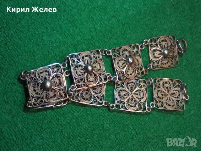 19 ВЕК ФИЛИГРАННА СРЕБЪРНА с ГРАНУЛАЦИЯ ФЛОРАЛНА ГРИВНА ЮВЕЛИРЕН УНИКАТ СРЕБРО 950 МАЙСТОРСКА 24483, снимка 15 - Антикварни и старинни предмети - 34883955