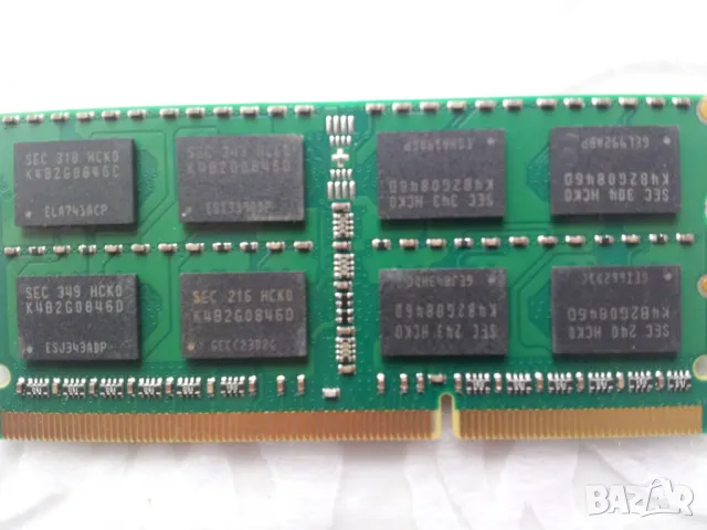 НОВИ!4GB DDR3 PC3 10600s/1333MHz 2RX8 Ram за стари лаптопи SODIMM 1г.гаранция, снимка 2 - RAM памет - 49794156