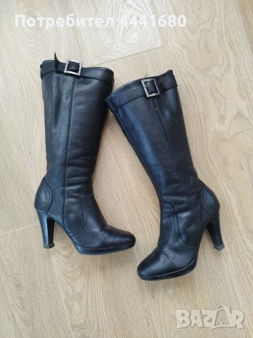 Дамски ботуши от естествена кожа