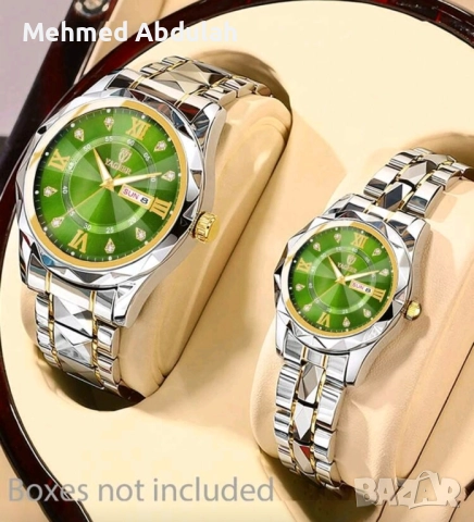 Светещи мъжки и дамски календарни кварцови часовници , снимка 7 - Мъжки - 51936397