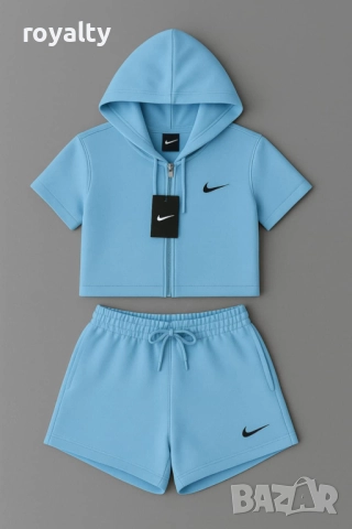 Nike син дамски спортен екип 