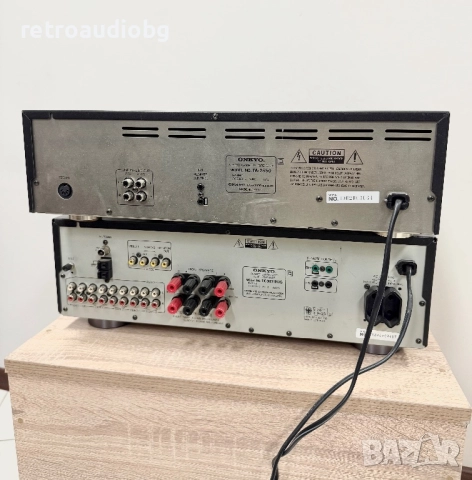 🔉Аудио сет Onkyo -  транзисторен стерео усилвател Onkyo Integra A-8850 + триглав дек Onkyo TA-2550, снимка 4 - Аудиосистеми - 52669040