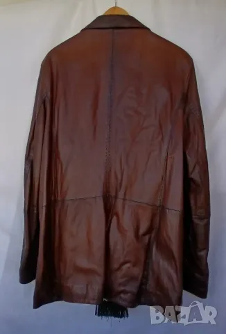 Мъжка кожена шуба от естествена кожа., снимка 3 - Якета - 50352977