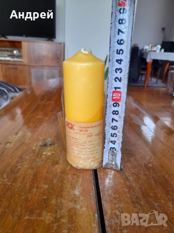 Стара декоративна свещ, снимка 3 - Други ценни предмети - 39457745