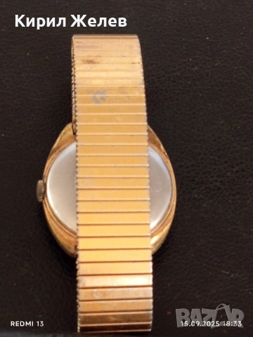 Стар механичен часовник SELECTA de LUX позлатен работи за КОЛЕКЦИОНЕРИ 51266, снимка 8 - Антикварни и старинни предмети - 51724295