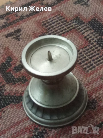 Месингов свештник 54286, снимка 5 - Антикварни и старинни предмети - 53639498