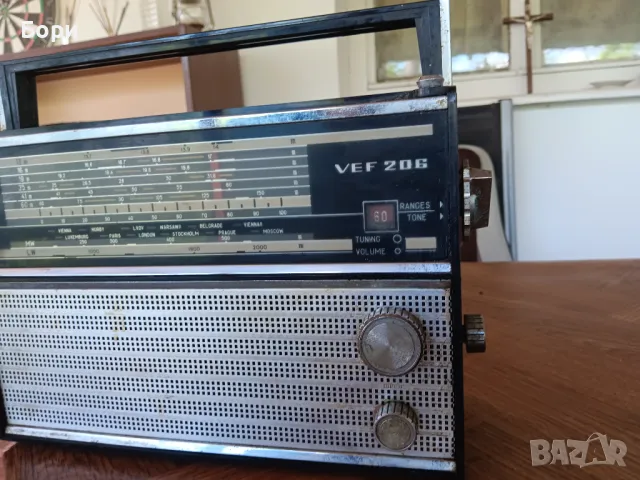 VEF 206 Радио, снимка 3 - Радиокасетофони, транзистори - 50143889