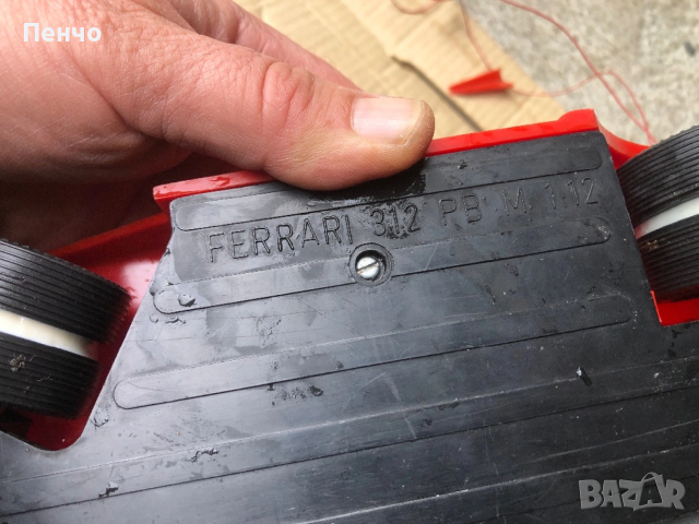 стара кола с дистанционно - FERRARI 312 PB - PIKO - DDR , снимка 10 - Антикварни и старинни предмети - 46382826