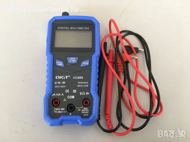 Автоматичен джобен цифров мултицет – Компактен и мощен инструмент за прецизни измервания , снимка 5 - Други инструменти - 48869792