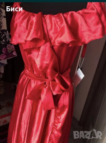 Красива,червена маркова рокля, снимка 11 - Рокли - 40057955