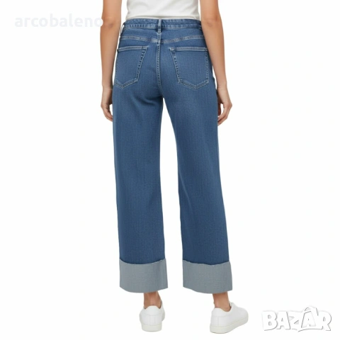 Дамски дънки с висока талия, 2цвята , снимка 4 - Дънки - 53841568