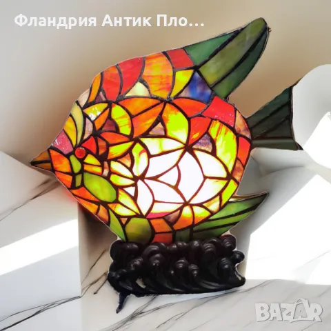 Настолна лампа Тифани "Риба"