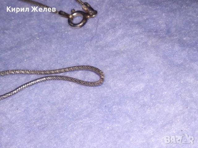 НЕЖНО ИТАЛИАНСКО СРЕБЪРНО КОЛИЕ СРЕБРО 925 ВЕРИЖКА за МЕДАЛЬОНЧЕ 34603, снимка 8 - Колиета, медальони, синджири - 39378786