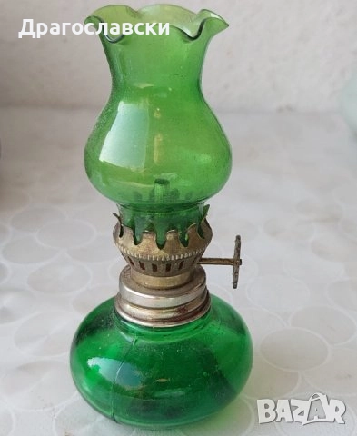 Лампи малки, газени: Стара синя газена лампа, красива и други малки лампа, стъклена газена лампа, снимка 11 - Други - 42256598