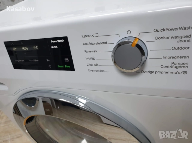 9кг - 1600rpm - Miele W1 Excellence Пералня Миеле 12м Гаранция, снимка 4 - Перални - 53364010