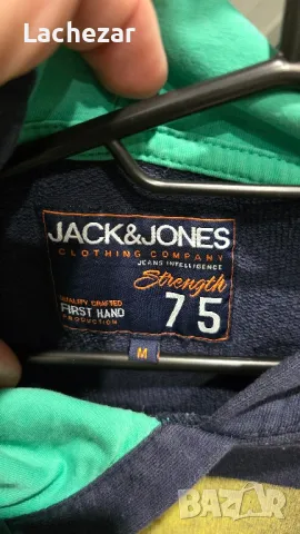 Мъжки суитчер Jack&Jones M, снимка 4 - Спортни дрехи, екипи - 49690779
