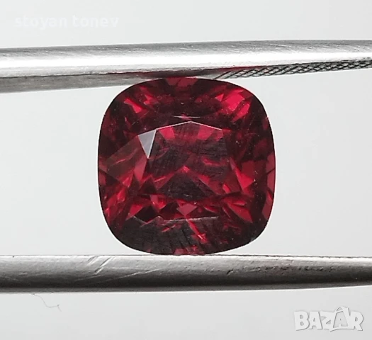 Първокласен чеврен шпинел от Мианмар 2.96кт! Сертифициран!, снимка 14 - Пръстени - 44639847