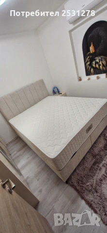 Продавам легло с матрак 160/200