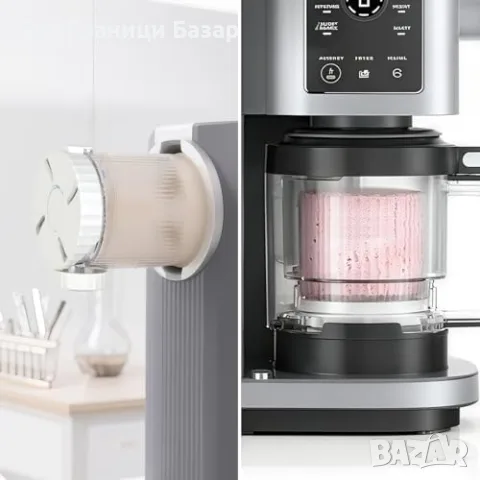 Нови Контейнери за Ninja Creami Swirl NC700 NC701EU 4 броя с цветни капаци за сладолед, снимка 3 - Съдове за готвене - 55943771