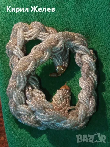 РАЗКОШНО МЪНИСТЕНО РЕТРО СТИЛ КОЛИЕ ОГЪРЛИЦА МАЙСТОРСКА ИЗРАБОТКА 47327, снимка 11 - Колиета, медальони, синджири - 47217564