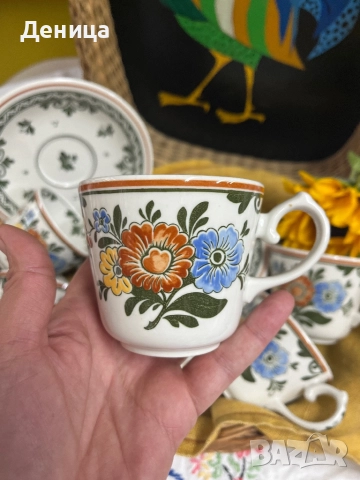 ♥️  Villeroy & Boch Alt Amsterdam 6 сета-200 мл пълни , снимка 5 - Чаши - 51862607