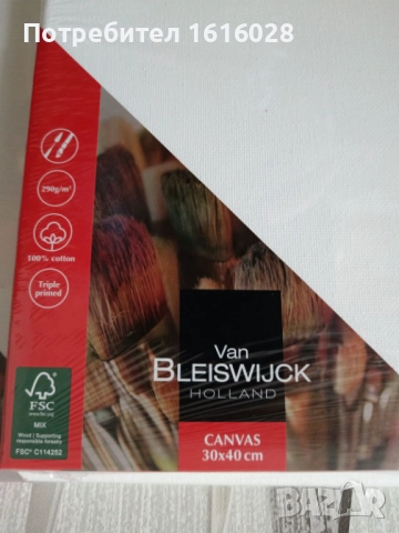 VAN BLEISWIJCK - Комплект от 2 броя Платна за рисуване., снимка 14 - Картини - 47753919