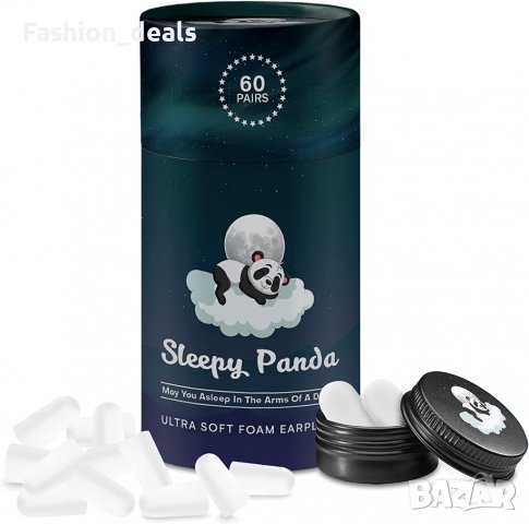 Нови 60 чифта многократни меки тапи за уши Шумопотискане сън, пътуване