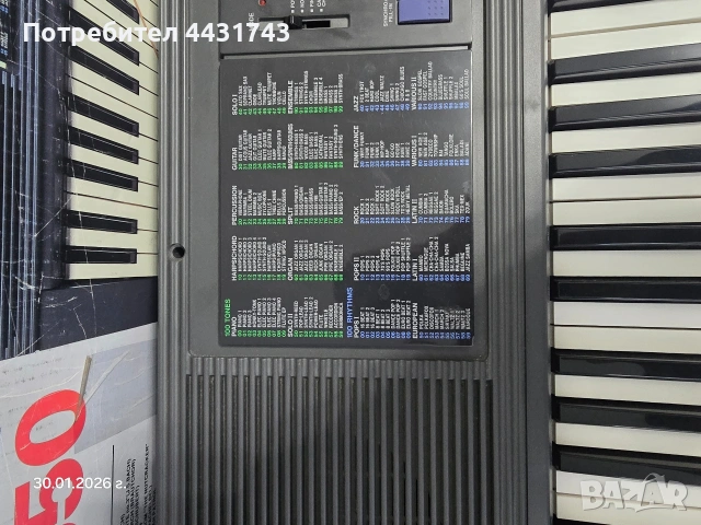 клавир CASIO STC-550, снимка 3 - Синтезатори - 53289597