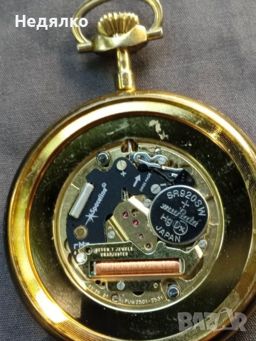 Рядък швейцарски джобен часовник Transalpin, снимка 10 - Антикварни и старинни предмети - 41411006