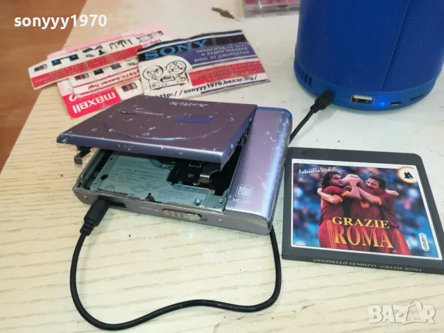 SONY MZ-E26 MINIDISC 2411241125, снимка 4 - Радиокасетофони, транзистори - 48085495