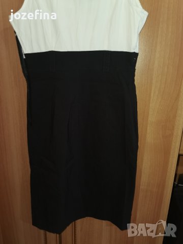 Рокля в бяло и черно, снимка 11 - Рокли - 37505716