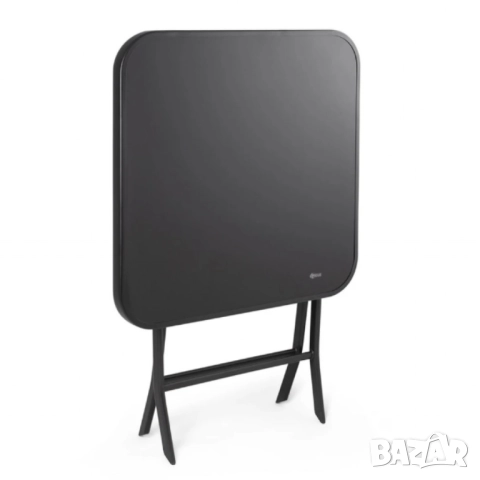 Сгъваема маса Muhler, със стъклен плот, снимка 3 - Други стоки за дома - 52112812