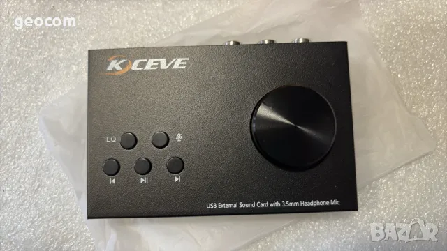 KCEVE KC-U004 USB външна звукова карта (Plug&Play), снимка 6 - Други - 49892607