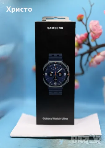 НОВО!!! Смарт часовник Samsung Galaxy Watch Ultra (2025), 47mm, LTE, Titanium Blue