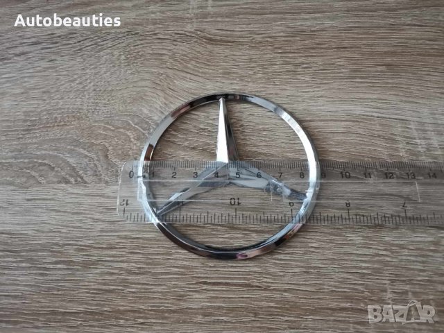 емблема лого Мерцедес Бенц Mercedes Benz сребрист гланц, снимка 2 - Аксесоари и консумативи - 44370543
