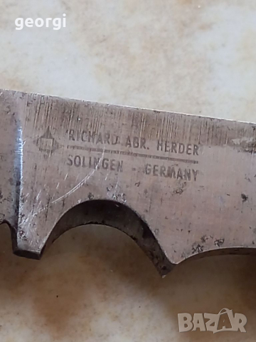 Стар сапьорен нож Solingen WW2, снимка 7 - Колекции - 36336769